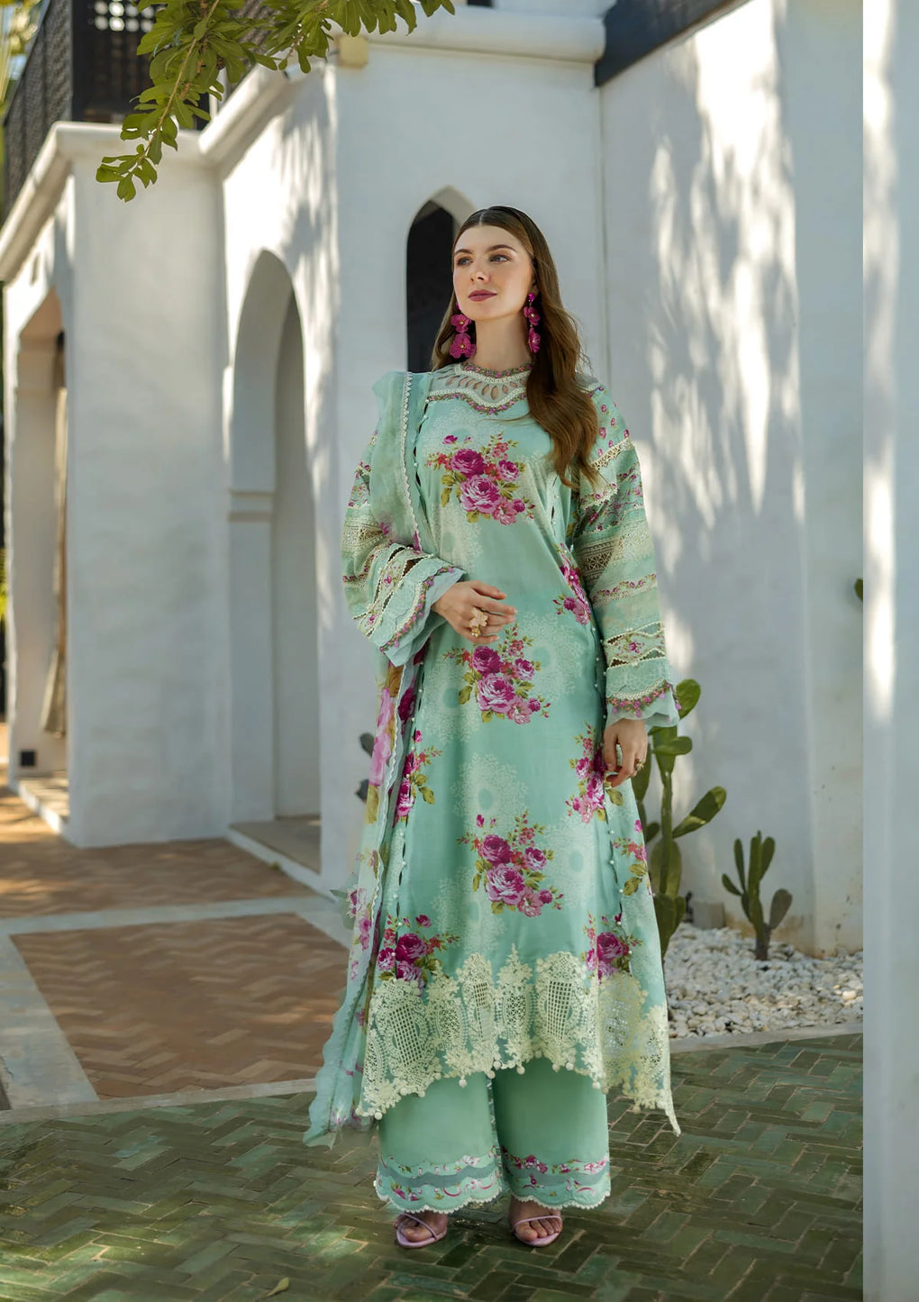 TURQUOISE wearing this beautiful dress from ELAF SIGNATURE COLLECTION 2025.